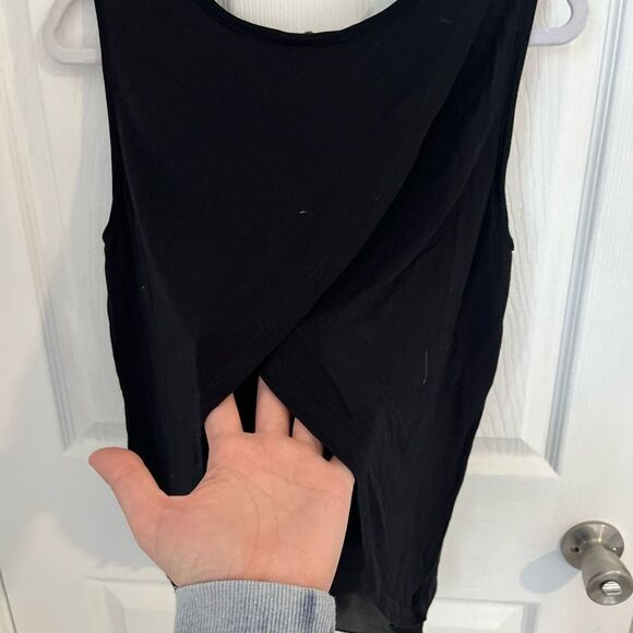 Desigual Black Tank Top with Red Geometric Design viscose and polyester - Picture 8 of 8